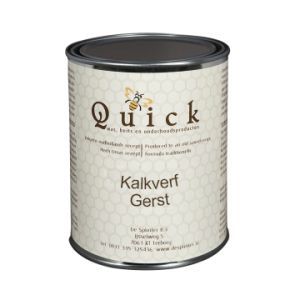 Quick Kalkverf krijtverf  1 liter Gerst