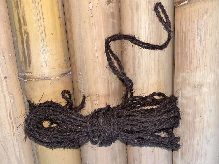 Palmtouw zwart � 3 mm x 25 m